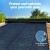 Aquabuddy 11x4.8m 600 Micron Black Solar Pool Cover with 5.55m Adjustable Aluminium Roller, UV Resistant Blanket