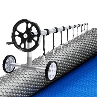 Aquabuddy Solar Pool Cover & Aluminium Roller Set 600 Micron, 11x6.2m, Adjustable 6.55m, UV Resistant, 5-Year Warranty Aquabuddy Solar Pool Cover & Aluminium Roller Set 600 Micron, 11x6.2m, Adjustable 6.55m, UV Resistant, 5-Year Warranty