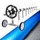 Aquabuddy 11x6.2m Pool Cover & Roller Set - 400 Micron Solar Blanket, Aluminium, Reduces Evaporation & Costs