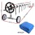Aquabuddy 11x6.2m Pool Cover & Roller Set - 400 Micron Solar Blanket, Aluminium, Reduces Evaporation & Costs