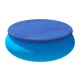 Aquabuddy Pool Cover PE Material 2.44m Round Blue - Durable UV Resistant Blanket for Above-Ground Pools