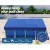 Aquabuddy Pool Cover, PE Material, 2m x 3m, Blue, UV-Resistant Above-Ground Blanket with Ropes & Drainage Holes