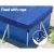 Aquabuddy Pool Cover, PE Material, 2m x 3m, Blue, UV-Resistant Above-Ground Blanket with Ropes & Drainage Holes