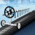 Aquabuddy 7x4m 600 Micron Solar Pool Cover with Aluminium Roller, Adjustable 2.4-5.55m, Blue & Black Blanket