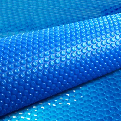 Aquabuddy 500 Micron 8x4.2m Solar Pool Cover - Durable Blue Blanket, Reduces Evaporation & Costs, 5-Year Warranty