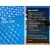 Aquabuddy 500 Micron 8x4.2m Solar Pool Cover - Durable Blue Blanket, Reduces Evaporation & Costs, 5-Year Warranty