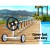 Aquabuddy Pool Cover Roller 5.5m Adjustable Aluminium Solar Blanket Reel Blue with Non-Slip Crank and Straps