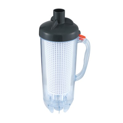 Aquabuddy Pool Leaf Canister Cleaner - Heavy-Duty PVC, Easy-Clean, Universal Fit, 15x15x44cm, 1-Year Warranty