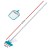 Bestway Flowclear Pool Cleaner Vacuum Kit - Lightweight Adjustable Aluminium Pole, Skimmer & Vacuum Heads for 13ft Pools