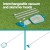 Bestway Flowclear Pool Cleaner Vacuum Kit - Lightweight Adjustable Aluminium Pole, Skimmer & Vacuum Heads for 13ft Pools