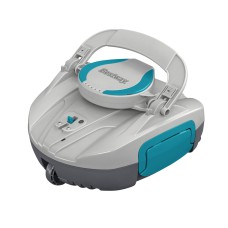 Bestway Cordless Robotic Pool Cleaner, Automatic Rechargeable Robot, 18m² Max, 30min Runtime, 1.5L Basket, Grey