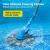 Aquabuddy Automatic Pool Cleaner – Grey, 0.8-3m Deep, Anti-Stick Design, 0.5-2HP Compatible, 48cm x