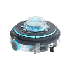 Aquabuddy Robotic Pool Cleaner, Plastic, 35x35x18.5cm, Grey/Blue - Cordless, Automatic Vacuum with Smart Tech