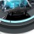 Aquabuddy Robotic Pool Cleaner, Plastic, 35x35x18.5cm, Grey/Blue - Cordless, Automatic Vacuum with Smart Tech