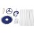 Aquabuddy Automatic Pool Cleaner - 10m Vacuum Suction, Anti-Stick Design, Adjustable Speed for All Pool Types