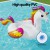Bestway Unicorn Inflatable Pool Float Rider 224x156cm, Heavy-Duty Handles, 100% PVC, For Kids and Adults, 100kg Max