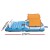 Bestway Inflatable Pool Float Island Lounge for 6 Adults, 3.73m x 2.64m, Vinyl Raft with Canopy, Cooler Bag & Repair Kit