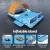 Bestway Inflatable Pool Float Island Lounge for 6 Adults, 3.73m x 2.64m, Vinyl Raft with Canopy, Cooler Bag & Repair Kit