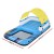 Bestway Inflatable Floating Island Lounge: 4-Person Sunshade Pool Float with Cup Holders & Pillow Backrests, 305x186cm