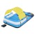 Bestway Inflatable Floating Island Lounge: 4-Person Sunshade Pool Float with Cup Holders & Pillow Backrests, 305x186cm