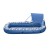 Bestway Inflatable Floating Lounger with Sunshade Canopy, PVC Material, 1.98Mx1.12M, Built-in Storage and Cup Holder