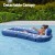 Bestway Inflatable Floating Lounger with Sunshade Canopy, PVC Material, 1.98Mx1.12M, Built-in Storage and Cup Holder