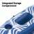 Bestway Inflatable Floating Lounger with Sunshade Canopy, PVC Material, 1.98Mx1.12M, Built-in Storage and Cup Holder