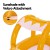 Bestway Kids Inflatable Fox Swim Float with Canopy, PVC, 94x66CM - Fun Pool Toy for 3+ Years, 45kg Max Load