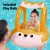 Bestway Kids Inflatable Fox Swim Float with Canopy, PVC, 94x66CM - Fun Pool Toy for 3+ Years, 45kg Max Load