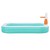 Bestway Kids Inflatable Pool with Basketball Hoop, Sturdy PVC, 251x168cm, Durable Design for Safe Play, 1-Year Warranty