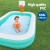 Bestway Kids Inflatable Pool with Basketball Hoop, Sturdy PVC, 251x168cm, Durable Design for Safe Play, 1-Year Warranty
