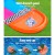 Bestway 4.88m Inflatable Dual Lane Water Slide with Llama Riders, Speed Ramp & Drench Pool for Kids Aged 5-12