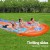 Bestway 4.88m Inflatable Kids Water Slide with Triple Lanes, Speed Ramp™, Water Jets, & Drench Pool for Ages 3-12