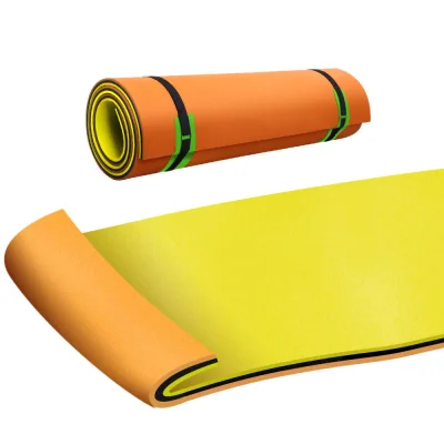 Weisshorn Floating Water Mat 5.5x1.8m, 3-Layer XPE Foam, Supports 600kg, Tear-Resistant, Reversible,