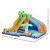 AirMyFun Kids Inflatable Water Park with Double Slides, Climbing Wall & Cannon 465x430cm PVC Outdoor Castle