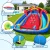 Doctor Dolphin Kids Inflatable Water Park with Slides, Cannon, Toss Game, PVC, 408x386cm, Outdoor Splash Fun