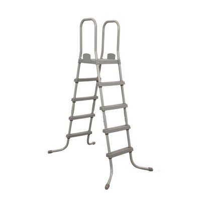 Bestway 195CM Above Ground Pool Ladder - Rust-Resistant Metal Frame, Removable Non-Slip Steps, 150kg Capacity Bestway 195CM Above Ground Pool Ladder - Rust-Resistant Metal Frame, Removable Non-Slip Steps, 150kg Capacity