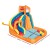 Bestway 365x320x270cm Water Slide Park - Durable PVC, Curved Slide, Splash Pool, Climbing Wall, UV-Resistant Fun