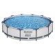 Bestway Steel Pro Frame Pool 366x76cm | Durable PVC & Steel | Includes Filter Pump | 6,473L Capacity | 1-Year Warranty
