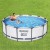 Bestway 366x100cm Steel Frame Round Above Ground Pool with Filter Pump, Heavy-Duty PVC Walls, 9150L Capacity Bestway 366x100cm Steel Frame Round Above Ground Pool with Filter Pump, Heavy-Duty PVC Walls, 9150L Capacity
