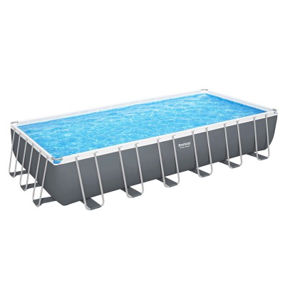 Bestway Power Steel 732x366x132cm Above Ground Pool with Ladder, Pump & Cover - Durable PVC & Steel Frame Bestway Power Steel 732x366x132cm Above Ground Pool with Ladder, Pump & Cover - Durable PVC & Steel Frame