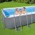 Bestway Power Steel 732x366x132cm Above Ground Pool with Ladder, Pump & Cover - Durable PVC & Steel Frame