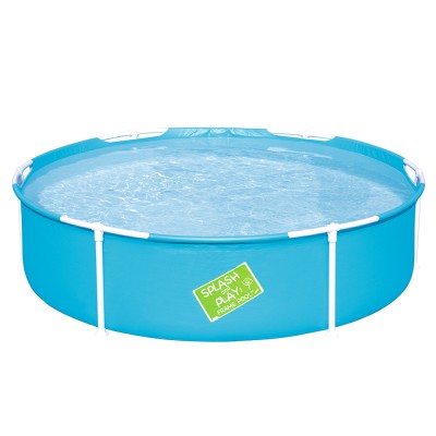 Bestway Kids Pool 152x38cm - Durable Steel Frame, 580L Capacity, Rust-Resistant, Easy Setup, Includes Repair Kit Bestway Kids Pool 152x38cm - Durable Steel Frame, 580L Capacity, Rust-Resistant, Easy Setup, Includes Repair Kit