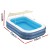 Bestway Kids Inflatable Pool with Sunshade - 254x178cm Durable PVC, Easy Setup, Quick Drain Valve, 778L Capacity Bestway Kids Inflatable Pool with Sunshade - 254x178cm Durable PVC, Easy Setup, Quick Drain Valve, 778L Capacity