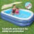 Bestway Kids Inflatable Pool with Sunshade - 254x178cm Durable PVC, Easy Setup, Quick Drain Valve, 778L Capacity Bestway Kids Inflatable Pool with Sunshade - 254x178cm Durable PVC, Easy Setup, Quick Drain Valve, 778L Capacity
