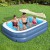 Bestway Kids Inflatable Pool with Sunshade - 254x178cm Durable PVC, Easy Setup, Quick Drain Valve, 778L Capacity Bestway Kids Inflatable Pool with Sunshade - 254x178cm Durable PVC, Easy Setup, Quick Drain Valve, 778L Capacity