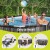 Bestway Steel Pro Max 6.1x3.66m Swimming Pool Set with Pump, Ladder, Cover & Rust-Proof Steel Frame, 20,241L Capacity Bestway Steel Pro Max 6.1x3.66m Swimming Pool Set with Pump, Ladder, Cover & Rust-Proof Steel Frame, 20,241L Capacity