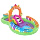 Bestway Sing ‘n Splash Kids Pool 295x190x137cm | Inflatable Play Centre with Slide, Musical Instruments & Sprinkler Fun