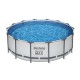 Bestway Steel Pro MAX 427x122cm Round Pool - Rust-Resistant Frame, UV-Resistant Walls, Filter Pump & Ladder Included Bestway Steel Pro MAX 427x122cm Round Pool - Rust-Resistant Frame, UV-Resistant Walls, Filter Pump & Ladder Included