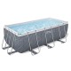 Bestway Power Steel 412x201x122cm Above-Ground Pool Set with Pump, Ladder, Steel Frame & Heavy-Duty PVC Walls